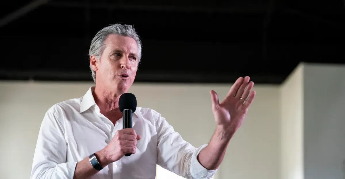 Gavin Newsom Visits South Carolina During Tour Of Southern States