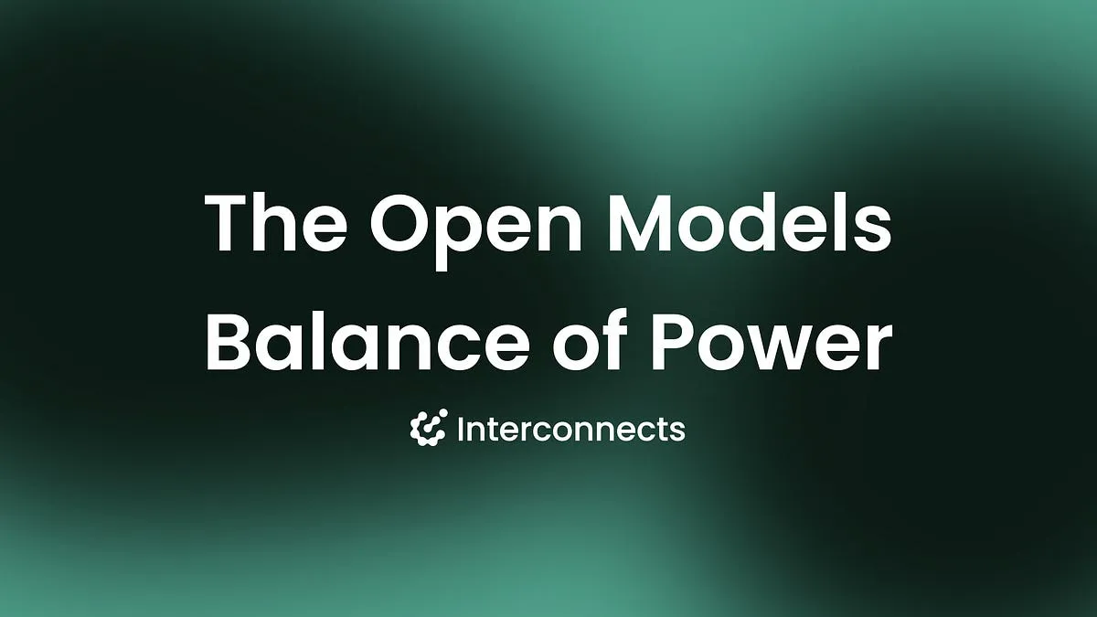 Illustration from Interconnects: Chinese open-weight models gain influence as U.S. frontier AI remains centered on closed APIs