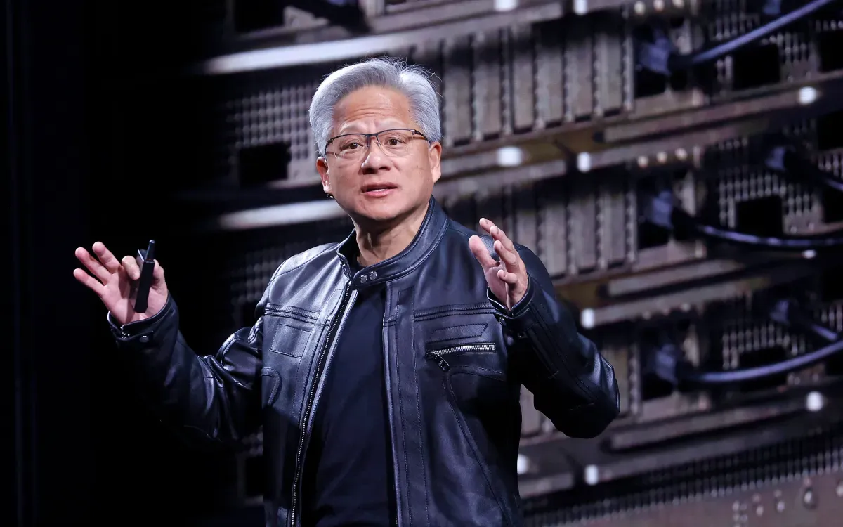 Illustration from TechCrunch: Nvidia’s Jensen Huang argues AI safety needs engineering discipline, not new regulation
