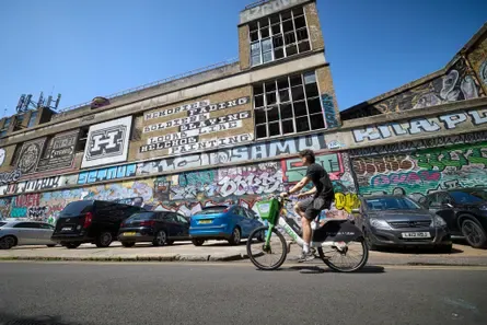 Approval has been given for a £500m redevelopment of the Truman Brewery site in Brick Lane, east London, to include a datacentre. Photograph: David Levene/The Guardian