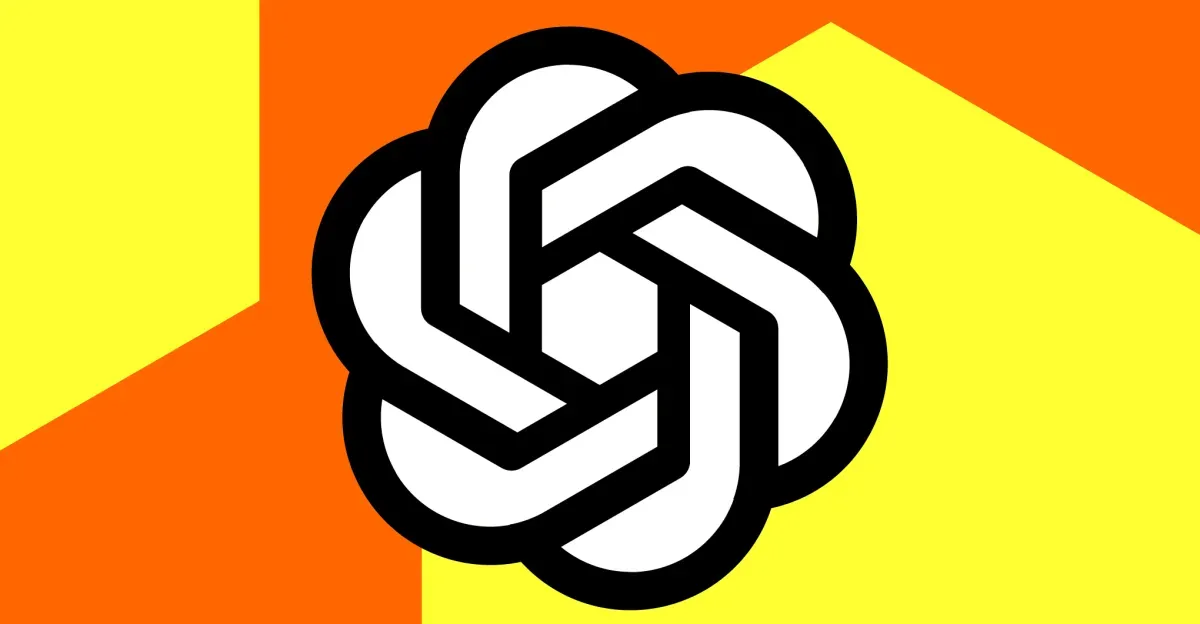 Vector illustration of the Chat GPT logo.
