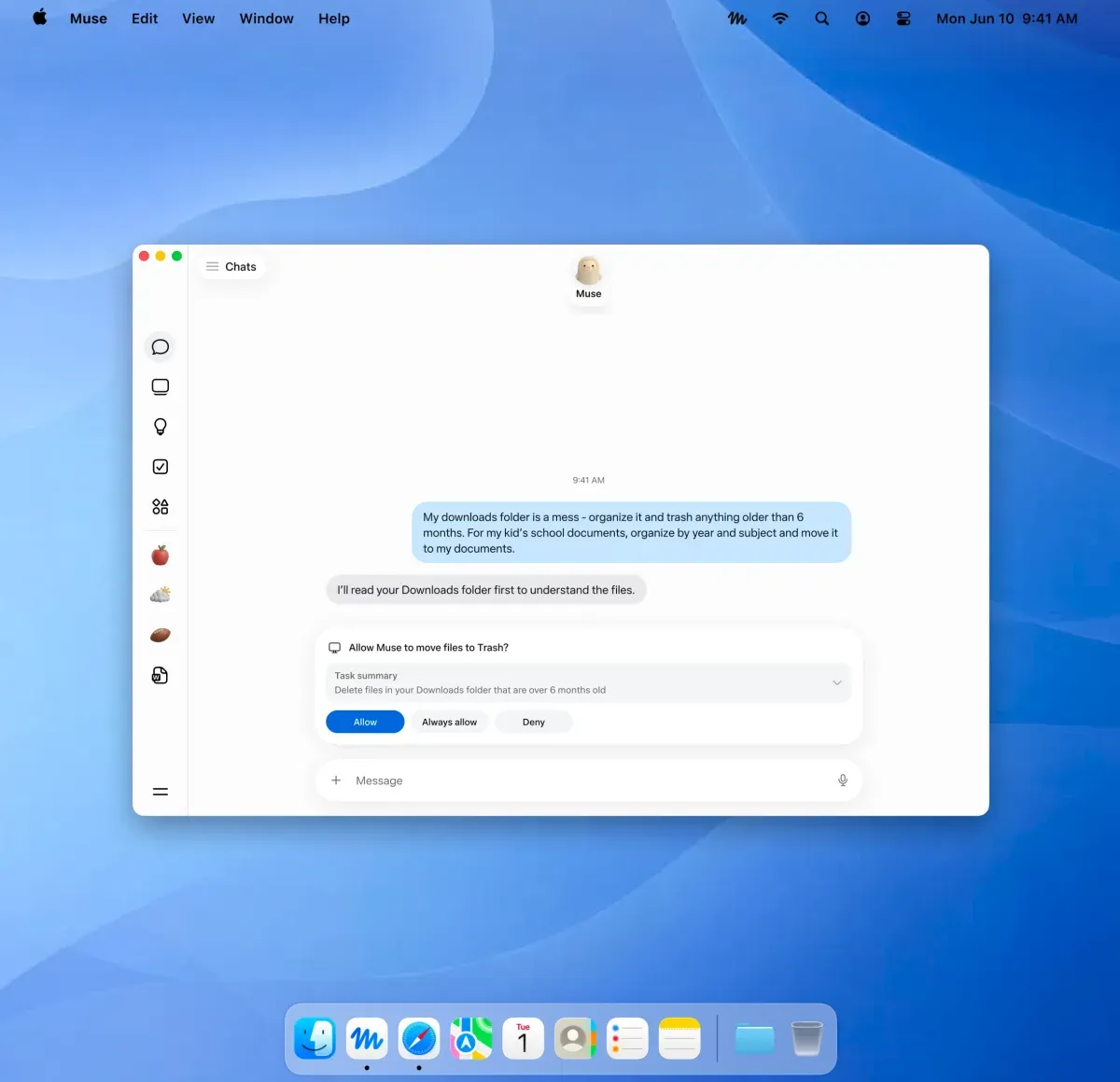 Illustration from TechCrunch: Meta brings Muse agent to Mac with access to files and core Apple apps